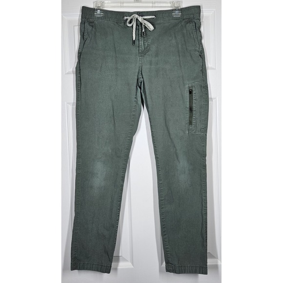 Vuori Pants - Vuori Pants Womens Ripstop Climber Large Army Green Hiking Athleisure Outdoor